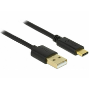 DELOCK Kabel USB 2.0 A-C 3m črn Delock 85209