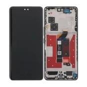 Honor 200 Pro - LCD zaslon + steklo na dotik + okvir (Black) OLED
