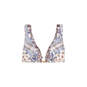 Next Bikini zgornji del  kremna / kraljevo modra / rjava / črna