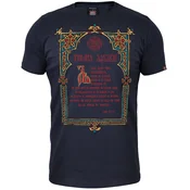 011Shop Muška majica kratkih rukava, Himna ljubavi, Teget