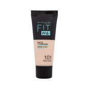 Maybelline Fit Me! Matte + Poreless tekoč puder za poenotenje kože z mat učinkom 30 ml odtenek 101 True Ivory