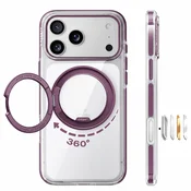 Premium ovitek Torras Ostand O3 Light za iPhone 17 Pro Max/18 Pro Max - purple