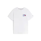 TOMMY HILFIGER Majica svetlo modra/rdeča/črna/bela