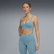 PUMA SHAPE Training Bra Women, Clothing, Baltic Sea Blue, S