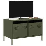 Vidaxl vidaXL TV stojalo olivno zeleno 68x39x43,5 cm hladno valjano jeklo