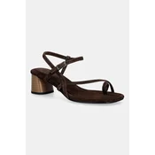 Vagabond Shoemakers sandali s polno peto (blok) semiš EVIE