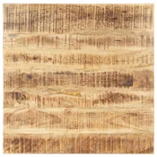 Vidaxl Mizna plošča iz trdnega mangovega lesa 25-27 mm 80x80 cm