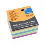 Info notes kocka samolepljivi listici 450 lis, 75x75 brilliant mix 5654-53 ( B935 )