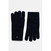 Rokavice Tommy Hilfiger moške, mornarsko modra barva, AM0AM12845