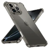 TPU gel ovitek Techsuit Shockproof za iPhone 16 Pro - smoke black