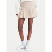Lacoste Plisirano krilo JF8001 Bež Regular Fit