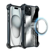 shumee Ovitek za iPhone 15 Plus IBIZU DropGuard Ultra z MagSafe, Noir City, Nebotičniki