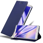 Cadorabo Cadorabo Ohišje, združljivo z Huawei MATE 8 v klasična temno modra - Zaščitni ovitek z magnetnim zapiranjem, stoječo funkcijo in režo za kartice, (20564357)