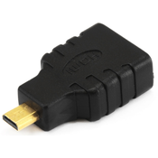E-GREEN Adapter Micro HDMI (M) - HDMI (F) crni