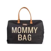 Child home Mommy Bag Big, Rucna torba crno zlatna