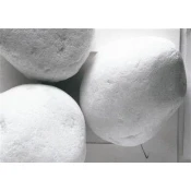 Okrogel dekorativni pesek, Bianco Carrara, 25-40mm, 25kg