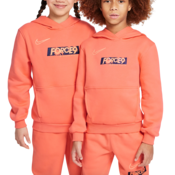 Nike Erling Haaland Club Fleece Older Kids Hoodie - Pink - Fleece