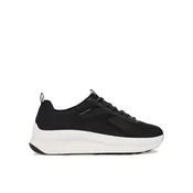 Calvin Klein Superge Andrea - Chunky Ck Stripe Runner Trainers HM0HM02158 Črna