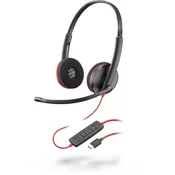 Plantronics BLACKWIRE,C3225 USB-A,SINGLE UNIT (209747-22)