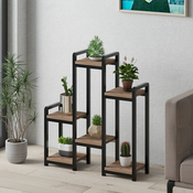 Opviq Polica 20x67x77cm Bež-Crna