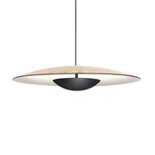 MARSET Ginger LED-visoka svetilka Triac O32 cm hrast/bela - Dnevna soba/jedilnica - Dizajn - hrast, bela, črna - Les