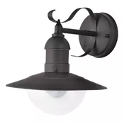 ZUNANJA STENSKA SVETILKA OSLO E27 1X MAX 60/ ČRNA/ IP44 RA8680