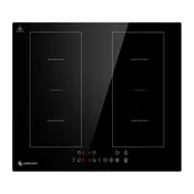 AMZCHEF CE-FS-I72S-FFDD06 indukcijska kuhalna plošča, 4 območja