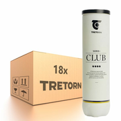 Tenis loptice kutija Tretorn Serie+ Club (white can) - 18 x 4B