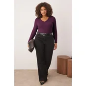 Trendyol Curve Ženska bluza Tbbaw26Af00025, Bordo