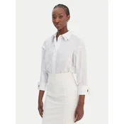 Elisabetta Franchi Srajca CA-141-61E2-V390 Bela Regular Fit