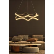 Opviq Lestenec, Jades Black - Yellow Light