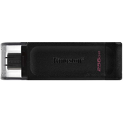 256GB USB Flash Drive, USB 3.2 Gen.1 Type-C, DataTraveler ( DT70/256GB )