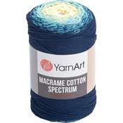 Yarn Art Macrame Cotton Spectrum 225 m 1328 Blue Yellow Vrvica
