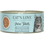 Cats Love Pure Filets mokra hrana Losos