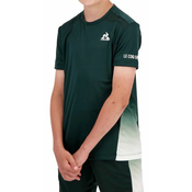 Majica za dječake Le Coq Sportif Kids Tennis Pro T-Shirt Short Sleeve N°2 - Zeleni