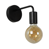 Lucide 45265/01/30 - Stenska svetilka SCOTT 1xE27/40W/230V črna