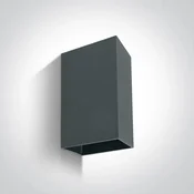 ZIDNA SVJETILJKA led 2X3W/3000K/IP54 ANTRACIT