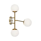 TRINITY ZIDNA SVJETILJKA BRASS/WHITE G9 MA108254