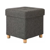 Tabure SULTAN 38x40 cm temno siva