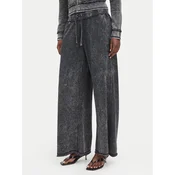 Juicy Couture Spodnji del trenirke JCWBJ226321 Črna Relaxed Fit