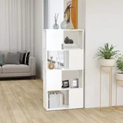 shumee vidaXL Knjižna omara/razdelilnik, bela, 60x24x124,5 cm