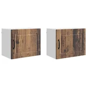 Vidaxl Omarica na steni PORTO 2 szt. Star les 50 x 31 x 40 cm