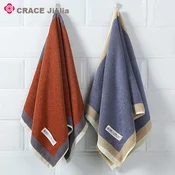 Grace Set peškira, 34x72cm, 2 komada, Crveno-sivi
