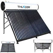 THUNDER Solarni tlačni kolektor 300L EKO – 30 vakuumskih cevi, Heat-Pipe, inox – THUNDER®, (5000180323)