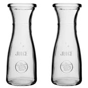 KADAX Stekleni vrč za vodo 250 ml, komplet 2 kozarcev