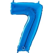 shumee Grabo folija balon številka 7, moder, 66 cm
