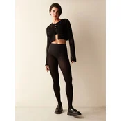 Penti Hlačne nogavice PENTI Damen SILKY Strumpfhose črna