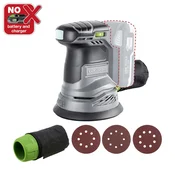 LUX Akumulatorski ekscentrični brusilnik 1 PowerSystem A-EXS-20/125