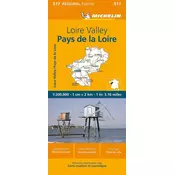 Pays de la Loire - Michelin Regional Map 517