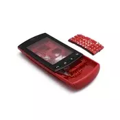 TERACELL Maska za Nokia 303 Asha crvena